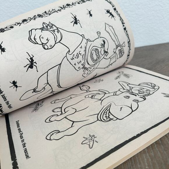 Shrek Forever After Big Fun Book To Color 2010 Coloring Unused Preowned Friends - Picture 3 of 9